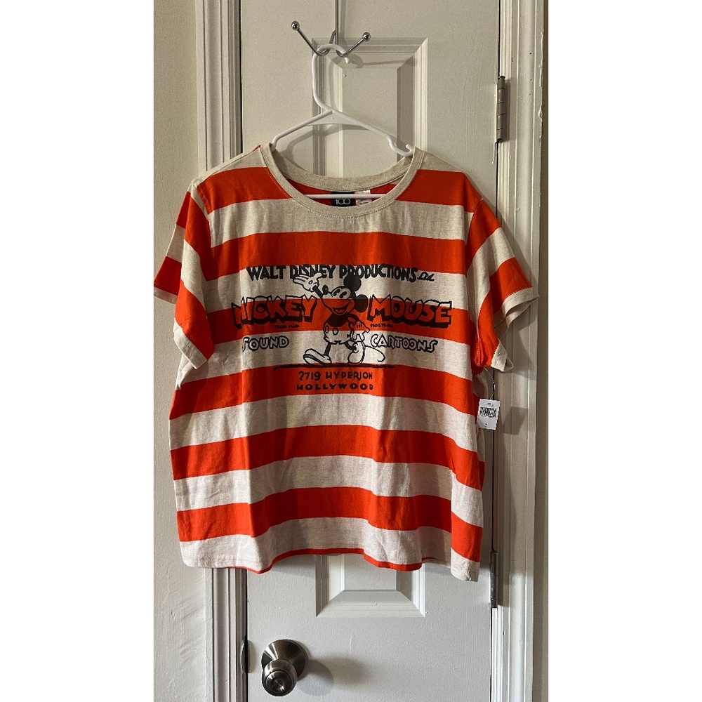NEW Disney 100 Mickey Mouse Disney Hyperion Studios T-Shirt for Women